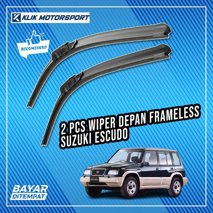 Gambar WIPER SUZUKI GRAND VITARA 1998 - 2004 / WIPER MOBIL FRAMELESS - 1 SET - 1998 - 2005 dari wikiola undefined Tokopedia