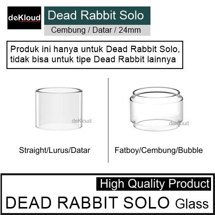 Gambar DEAD RABBIT SOLO RTA Replacement Glass | 24mm | kaca tabung tank 24 - Cembung dari DiamondLighty undefined Tokopedia