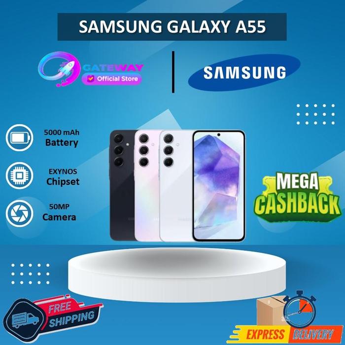 Gambar Samsung Galaxy A55 5G 12/256GB 8/256GB Garansi Resmi - NON BUNDLING, 12GB | NAVY dari Gateway Indonesia Comp undefined Tokopedia