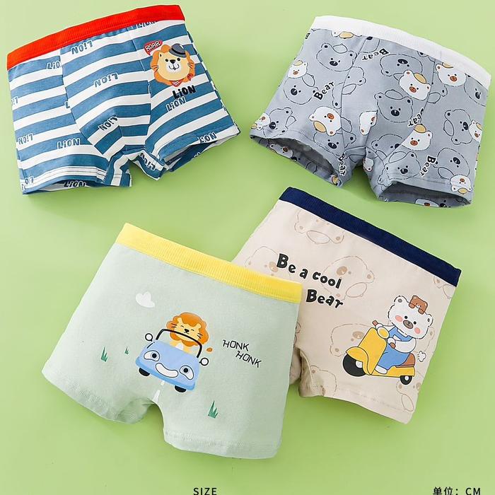 Gambar XiaTong Celana Dalam Anak Laki Laki 2-14 Tahun /Boxer Anak Laki Laki /Celana Boxer Anak Laki 1 Lusin 5936# - 5936# (4 PCS), M dari yaqi99 undefined 3 Tokopedia