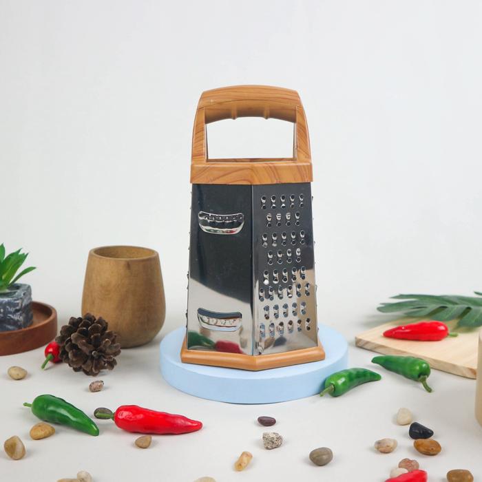 Gambar Parutan Menara 4 6 Pencacah Buah dan Sayur Grater Stainless Steel Anti Lengket -DM - MULTICOLOR dari Dapurmurah.id undefined Tokopedia