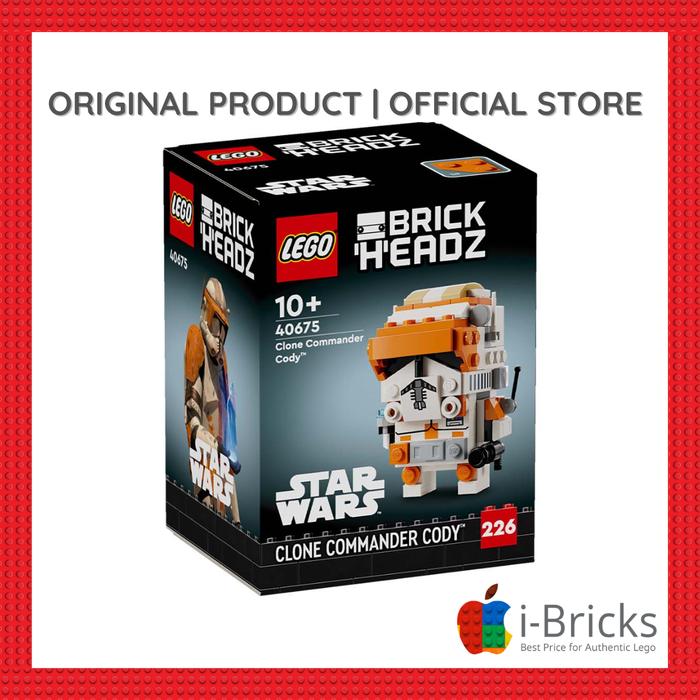 Gambar LEGO Brickheadz 40675 Clone Commander Cody dari I-Bricks undefined Tokopedia