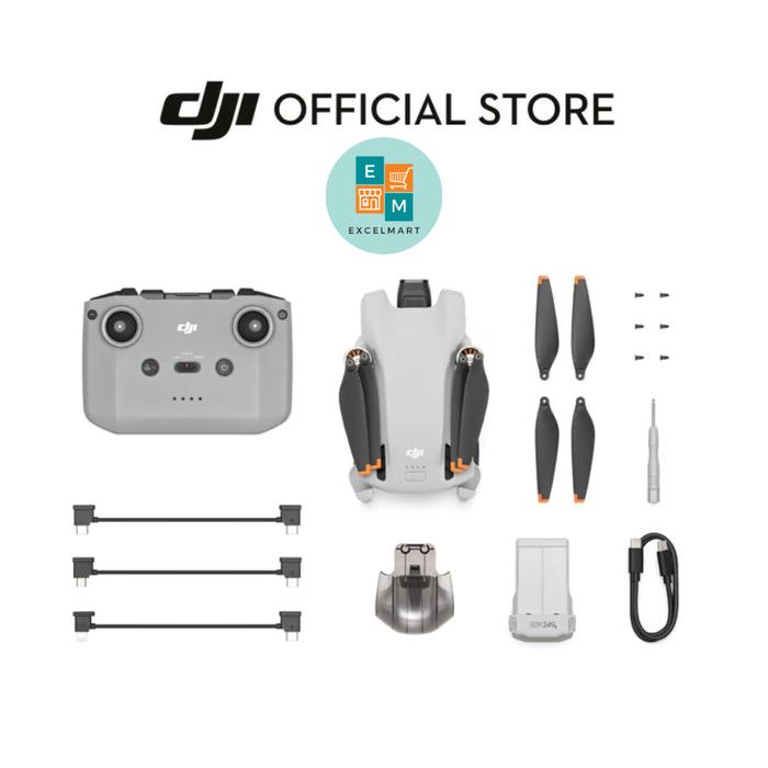 Gambar DJI Mini 3 Basic (RC) - 4K Camera Drones - RC-N1 dari ExcelMart undefined Tokopedia