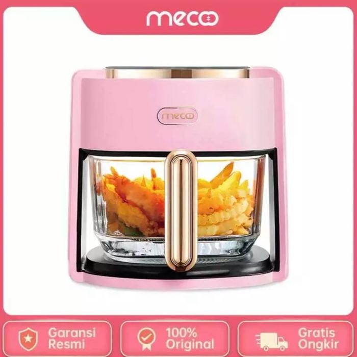 Gambar Mecoo Air Fryer TRANSPARAN Digital 650 Low Watt 5L Garansi Internasional - Sakura Pink dari Milemart_NEW undefined Tokopedia