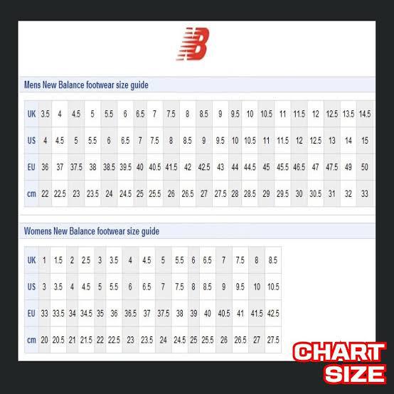 Chart New Balance Size Shoe Size Chart New Balance 574 Size Uk New
