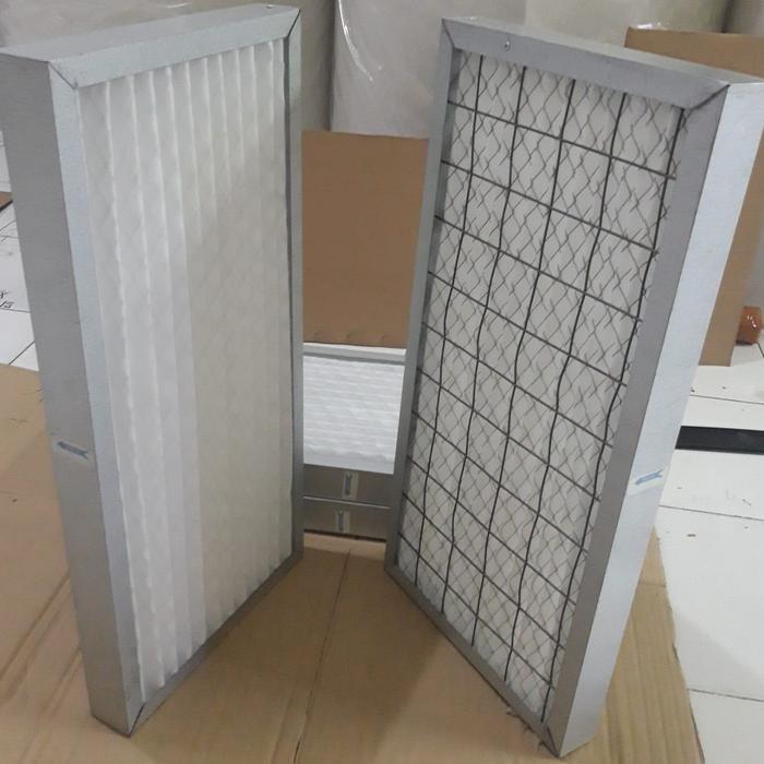Gambar Saringan Debu Udara Dust Air Filter Panel Cassette AHU HVAC FCU Frame Custom - 287x592x48mm F6 dari Filterman undefined Tokopedia
