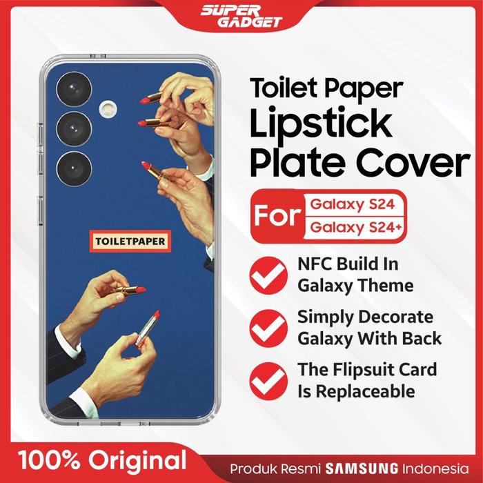 Gambar Flipsuit Card Samsung Galaxy S24 S24+ Plus Cover - Toilet Blue, Galaxy S24+ dari SUPERGADGET undefined Tokopedia