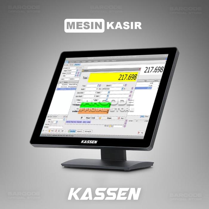 Gambar Kassen TM19 POS Monitor Touchscreen 19 inch Layar Kasir Toko Retail Resto dari Barcode Store Solutions undefined Tokopedia
