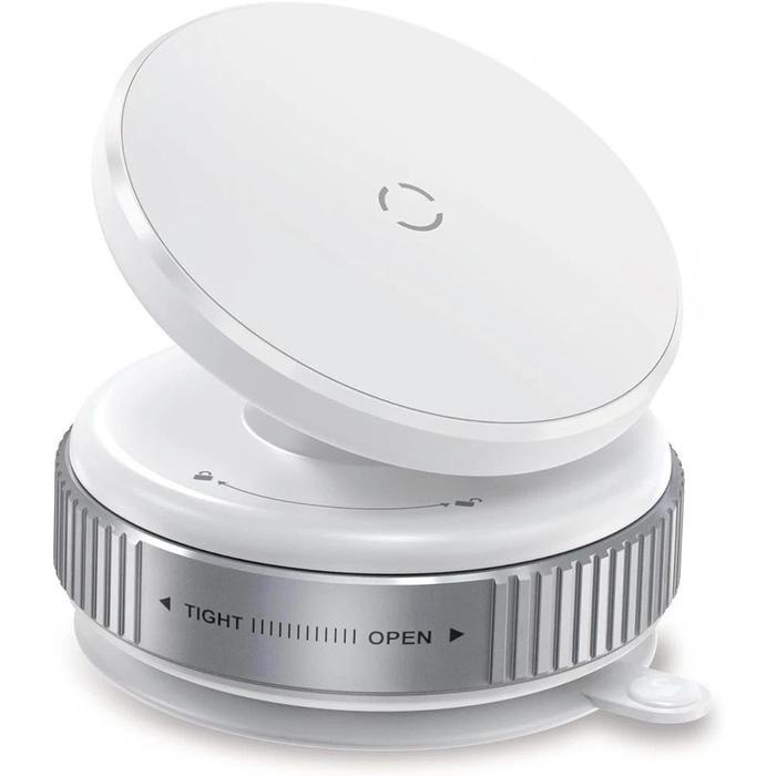 Gambar PREMIUM Magnetic Phone Holder 360° Rotation & Foldable | N52 Strong Magnet | 1200X Suction Power | Car & Desktop Compatible Meja Ponsel Smartphone Motor Telepon - White dari Sora Jaring Magic undefined Tokopedia