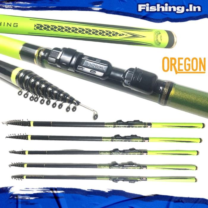 Gambar Joran Tegek Kolong Oregon Atlantis Bahan Carbon Karakter Medium dengan Action Kaku dan Panjang Ruas Tertutup 70cm - 300cm dari TOKO PANCING RIKO_NEW undefined Tokopedia