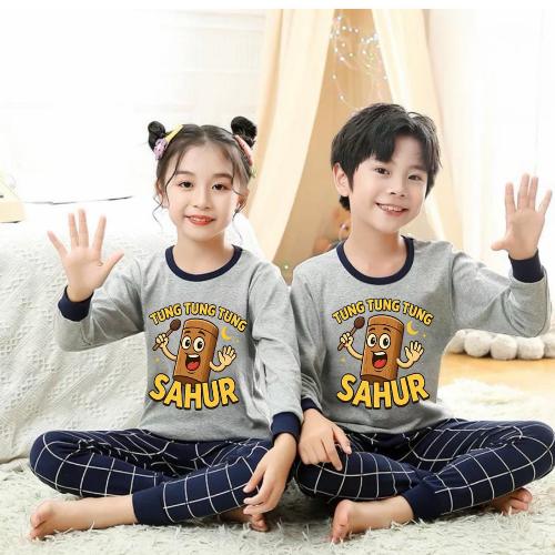 Gambar Baju Tidur Anak Perempuan Tung Tung Sahur / Setelan Anak Anomali / Setelan Anak Laki-laki Tung Tung Sahur / Piyama Anak Lengan Panjang Usia 1th-10th 358 - 358 Abu, S(1th-2th) dari dealshop17 undefined Tokopedia