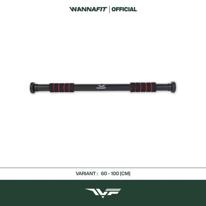 Gambar DerylSejahtera WANNAFIT Pull Up Bar Door Chinning | Chin Up Tiang Angkat Badan | Alat Olahraga Rumah - 60 - 100cm dari DerylSejahtera undefined Tokopedia
