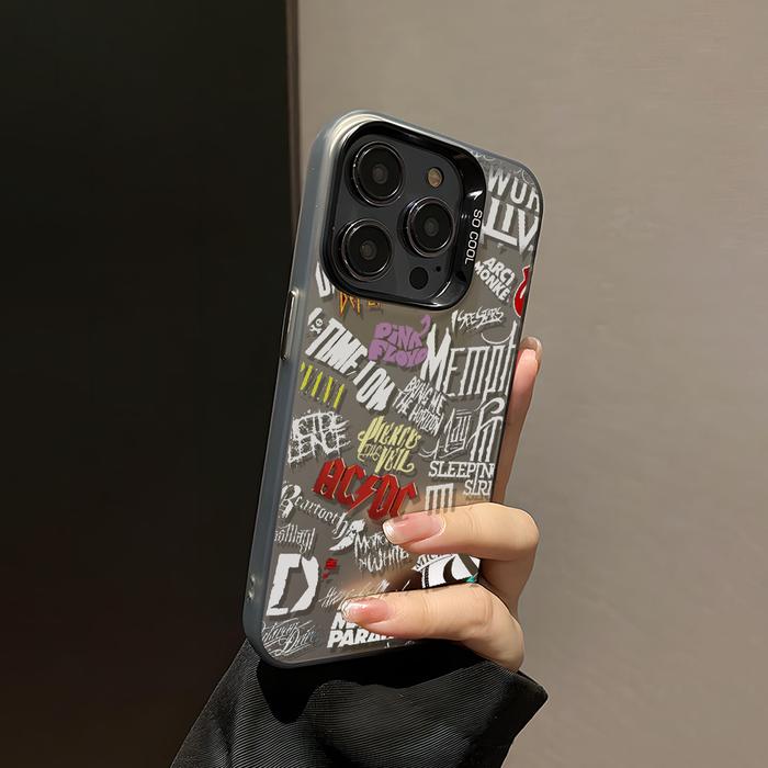 Gambar PHONE MATE CASE INS Premium Matte Hard Casing  iPhone 11 13 12  14 15 Pro MAX XR XS MAX 7Plus 8Plus SE 7 8 6 6 S Plus Trendy GraffitiShockproof Case - Trendy Graffiti-IP 7+/8+ dari Phone Mate_NEW undefined Tokopedia