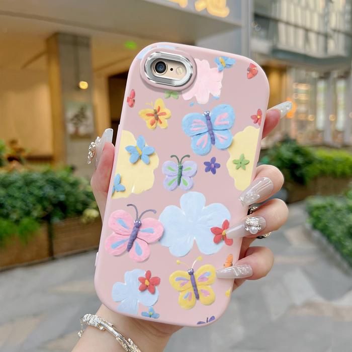 Gambar Casing Hp Untuk iPhone 6 6s 6 Plus 6s Plus 7 Plus 8 Plus Se 2020 X Xs Xr Xs Max Case Pola kupu-kupu bunga Kasing Kesing Silikon Softcase lemak Dwen Cesing - Gaya3, iPhone 6s Plus dari Crayee undefined Tokopedia