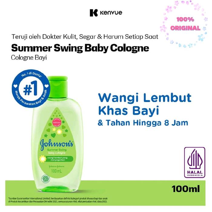Gambar Original Johnson's Baby Cologne 100 ml Johnson's minyak Wangi - Summer Swing dari Tabyday undefined 2 Tokopedia