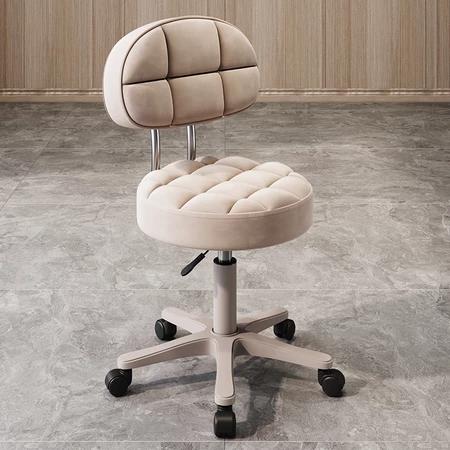 Chair Bulat Roda Promo BM-Kursi Hidrolik Bangku Bulat Putar Dengan Roda 5 Kaki Busa ...