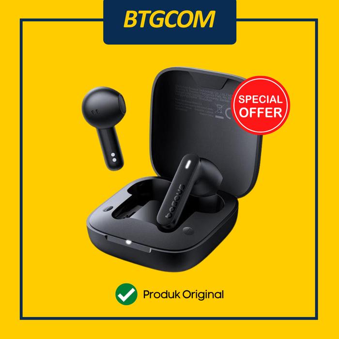 Gambar TWS BASEUS BOWIE E16 MIC TRUE WIRELESS EARBUDS IPX4 POWERFUL BASS - BLACK dari btgcom undefined Tokopedia