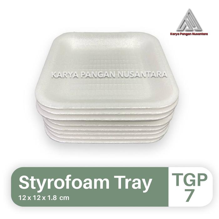 Gambar STYROFOAM TRAY TGP 7 STEROFOAM TRAY TGP-7 FOAM TRAY GABUS BUAH PACK 10 PCS dari Karya Pangan Nusantara undefined Tokopedia