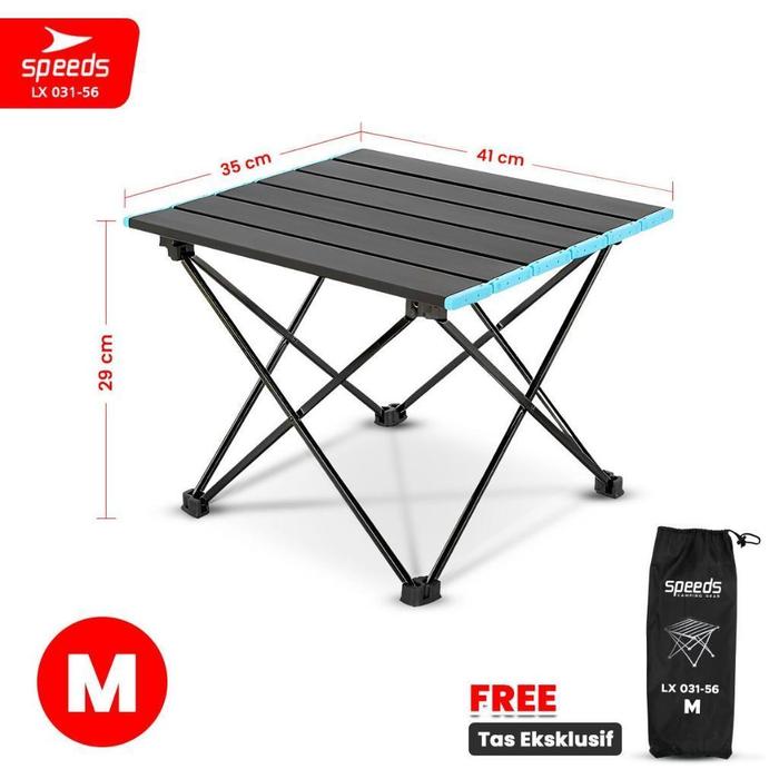 Gambar SPEEDS Meja Lipat Almunium Portable Folding Camping Picnic Table Kursi Outdoor 031-56A - 56 MEJA dari Calaryindo undefined Tokopedia