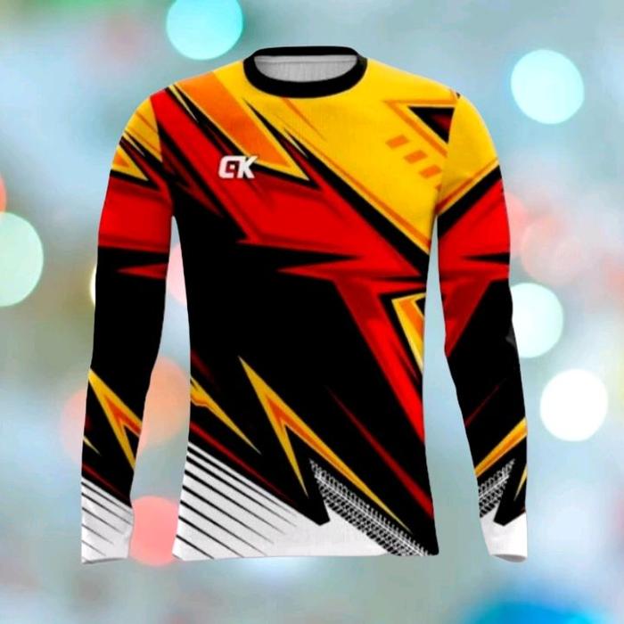 Gambar Kaos olahraga lengan panjang/Baju sepeda gowes/baju mancing mania/Jersey burung. Jersey Sport - ATASAN,PJ,013, M dari Larisjersey undefined Tokopedia