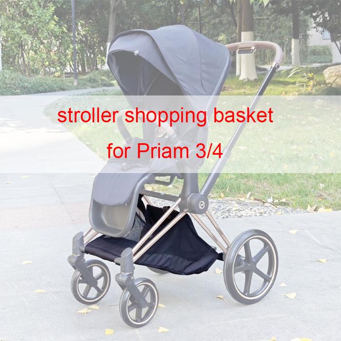 Gambar Stroller Shopping Basket For Cybex Priam 3/4 Platinum (2019~2024) Pushchair Storage Bag Baby Cart Diaper Bag Buggy Basket dari iibuuffeellaaa undefined Tokopedia
