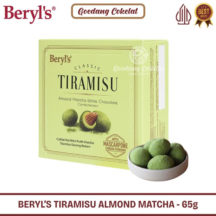 Promo Beryl's Classic Tiramisu Almond Green Tea Milk White Chocolate ...