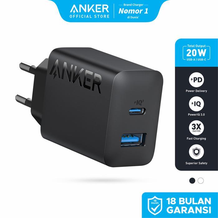 Gambar ANKER 20W 30W WALL CHARGER ADAPTOR GAN USB TYPE C LIGHTNING MFI FAST CHARGING PD FOR IPHONE 17 16 15 14 13 SAMSUNG ICE-COOLED KABEL 2 METER - 20W2P BLACK dari agusandrifajat skshlo49 undefined Tokopedia