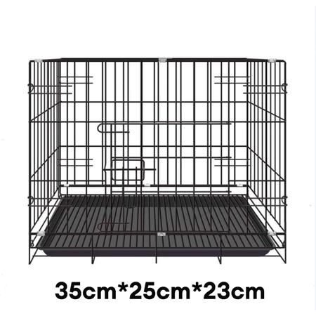 Gambar Kandang Besi Lipat Kandang Anjing Kucing  Kandang Hewan Peliharaan Anabul Anjing Kucing Kelinci Hamster Bisa Lipat Plus Tatakan Kandang Besi Lipat Kucing Cat Kitten  Burung Kenari Love Bird Kucing Kandang Kucing Cat Kandang umbaran Cages & Crates - 1 Layer-35*25*23cm--H23 dari PaPaPet.id Kab. Tangerang Tokopedia