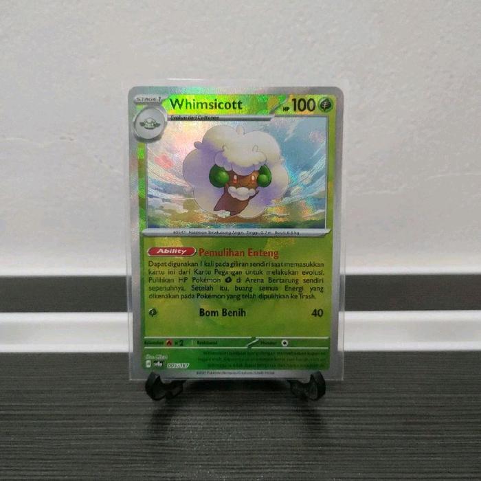 Gambar Pokemon TCG Indonesia Whimsicott Festival Terastal SV8a R Foil / Poke Ball HOLO - Pokeball dari Rendrake undefined Tokopedia