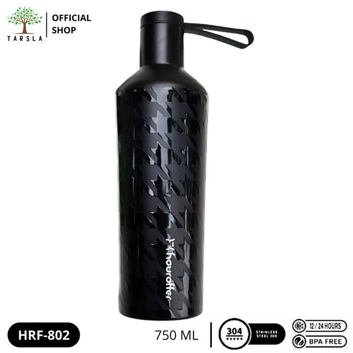 Gambar Tarsla Botol Termos HRF-802  Vacuum Flask Stainless Steel Water Tumbler 750 ml Tahan Dingin 24 Jam dari TARSLA OFFICIAL undefined Tokopedia