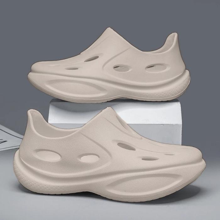 Gambar TERBARUUU!!! Sandal Jalan-jalan Pria Import Sandal Sehari-hari Kasual Pria Keren - ABU-ABU 2403, 41 = 25.5cm dari Fashion MS 0012 undefined Tokopedia