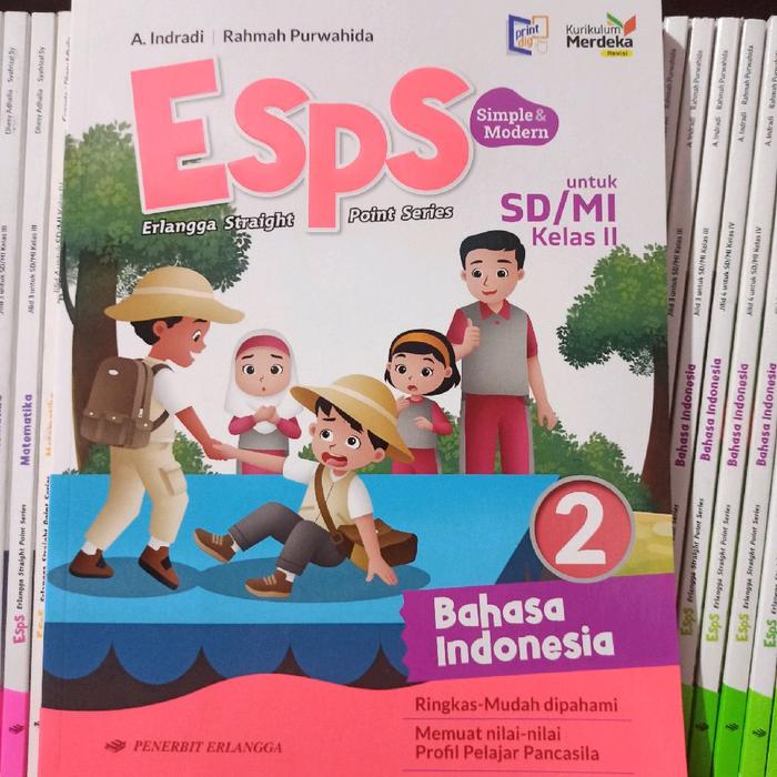 Gambar BUKU ESPS BAHASA INDONESIA KELAS 2 II SD ERLANGGA KURIKULUM MERDEKA EDISI REVISI dari Toko Buku Lestari undefined Tokopedia