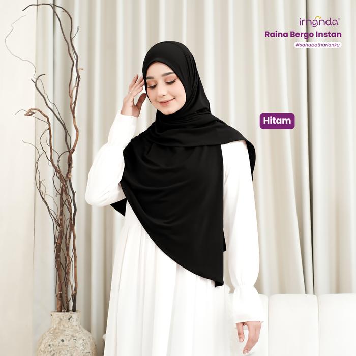 Gambar BUNDLING Irnanda Gamis Polos Shofy - Raina Hijab Bergo Instant Segitiga Anti tembem Premium PART III - RAINA HITAM, SHOFY NUDE M dari Irnanda undefined Tokopedia