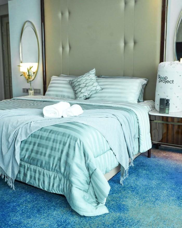 Gambar Sleep Project Paket Sprei Bedcover / Quilt Cover Mewah Premium Tencel 80S Ramah Lingkungan - Mix Frost Premium Tencel Bedding dari Satu Keluarga Indo undefined Tokopedia