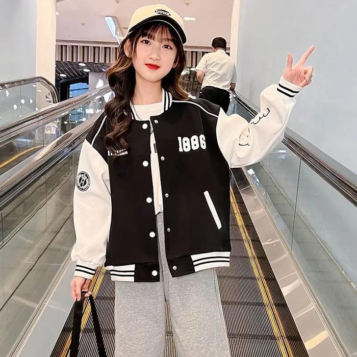 Gambar Sweater Anak Wanita Umur 9-12 Tahun - Dream 1886 Jaket Basebal Anak Terkeren Berkualitas - hitam, m dari SEBARAT Kab. Bandung Barat Tokopedia