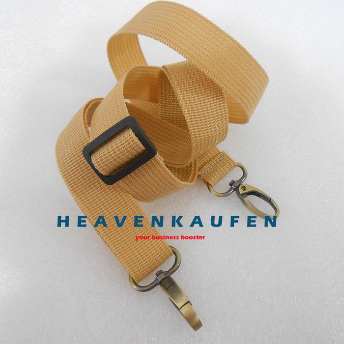 Gambar Strap Tas Tali Selempang Tas Unisex Lebar 2,5 cm Warna Cream Krim Krem Kait Warna ATG Bakar - cream dari Heaven Kaufen undefined Tokopedia
