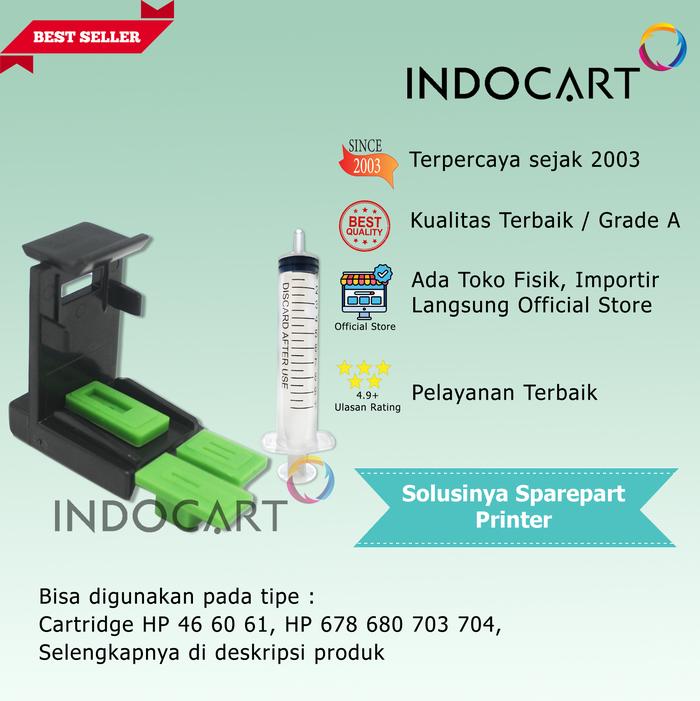 Gambar Refill Clip-Tool Kit-Klip Penyedot Tinta Cartridge Canon PG 210 CL 211 dari IndoCart Store undefined Tokopedia