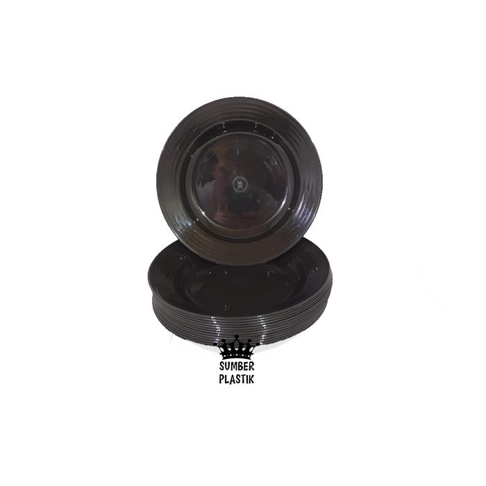 Gambar Piring Makan Plastik 9inch PALING LARIS (1pcs) biru hijau Kuning Merah - hitam dari SUMBER PLASTIK undefined Tokopedia