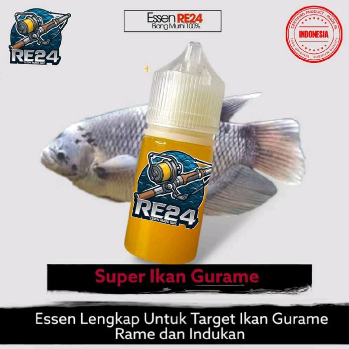 Gambar Essen Khusus Ikan Gurame Liar dan Kolam Paling Ampuh 30ml - Essen RE24 dari Toko RE24 undefined Tokopedia
