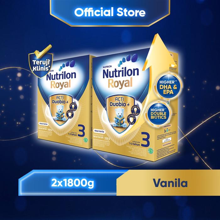 Gambar 2x1800GR Nutrilon Royal 3 Vanilla | Susu Pertumbuhan 1-3 Thn dari Nutrilon Royal Shop undefined Tokopedia