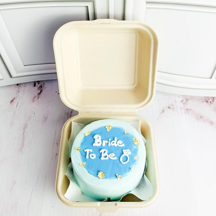 Gambar Korean cake/kue mini/bride to be cake/kue birthday jakarta dari Libra Cake undefined Tokopedia