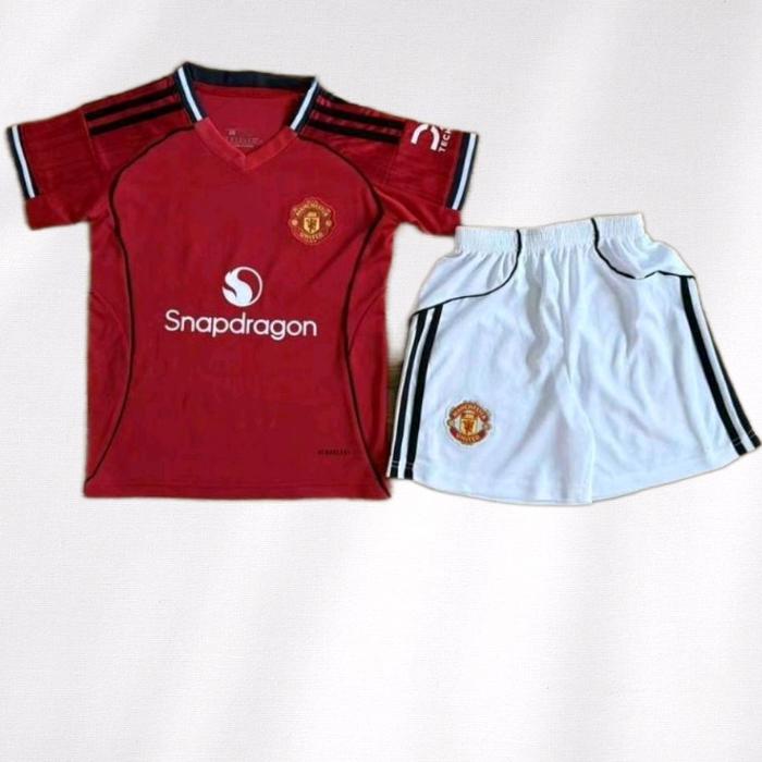 Gambar JERSEY BAJU BOLA ANAK MANU HOME KIDS 2025/2026 GRADE ORI - TANPA NAMESET, 16 dari RAFTELSOUL undefined Tokopedia