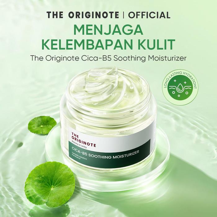 Gambar The Originote Cica-B5 Soothing Moisturizer 50ml - Perawatan Pelembab Wajah Kering Berjerawat Kemerahan - Berminyak, Wajah dengan Ceramide Centella Asiatica Extract - soothing moisturizer dari The Originote_NEW undefined Tokopedia