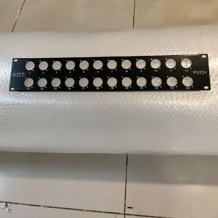 Gambar plat/terminal/panel canon xlr / socket speaker  8/16/24 1&2 U STX - 2U isi 24 dari MARKAS ELEKTRONIK_NEW undefined Tokopedia