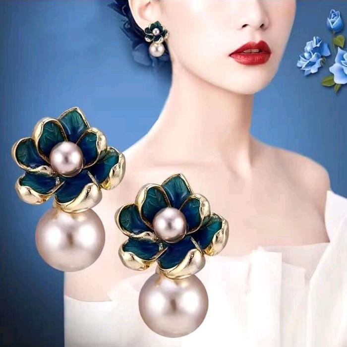 Gambar [Exclusive NIMASGOLD] Anting mutiara stud wanita gaya Joda dari Ratu Jodamart undefined Tokopedia