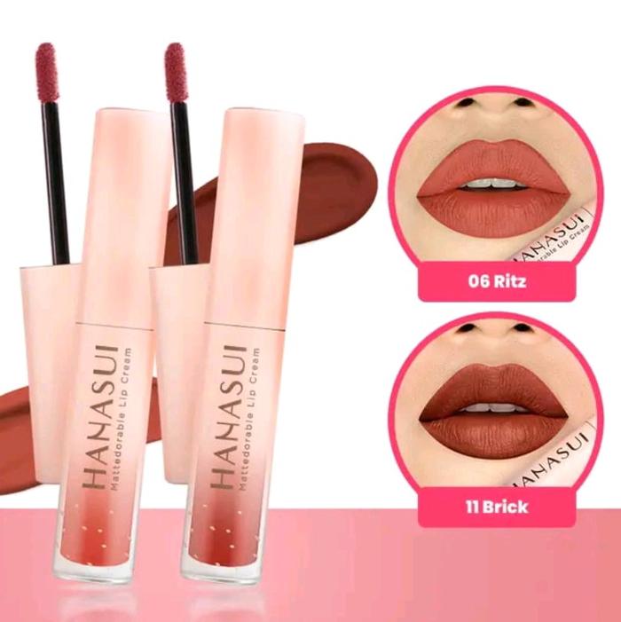 Gambar 2pcs Paket Hemat Ombre Hanasui Lipstik | Ombrelips Boba 02 dan 16 Glam Lipstick Lipcream Bibir Gloss - Hanasui 06+11 dari Make up Korea undefined Tokopedia