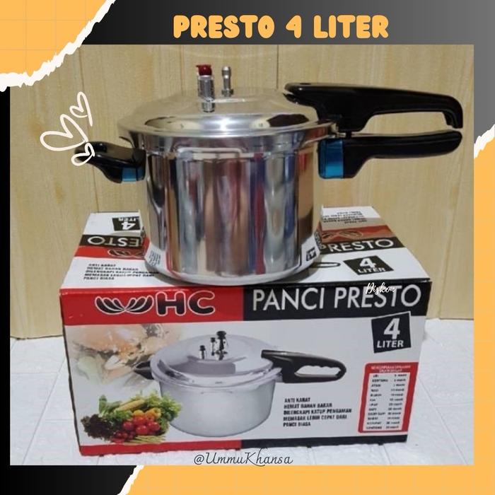 Gambar Presto HC 4 Liter | Panci rebus | Panci Pelunak Daging dari Toko Ummu Khansa_NEW undefined Tokopedia