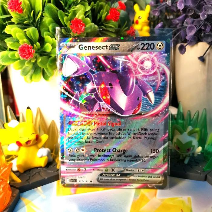 Gambar Genesect EX sv11s RR Hitam Putih kartu pokemon indonesia Tcg dari VOQ undefined Tokopedia