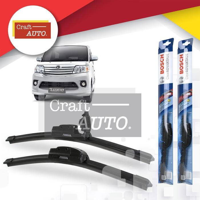 Gambar WIPER MOBIL FRAMELESS DAIHATSU LUXIO UKURAN 19" & 19" SEPASANG (2PCS) BOSCH CLEAR ADVANTAGE - NEWBCA19.NEWBCA19, Standar dari Lautan Semba undefined Tokopedia
