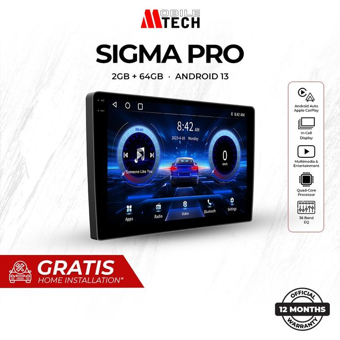 Gambar Mobiletech Headunit Android Double Din MM-8803 SIGMA PRO 2GB / 64 GB - Pro Series - 10"+ Rear Camera dari MobileTech Indonesia Kota Administrasi Jakarta Utara Tokopedia